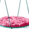 Подвесные качели M-Group Гнездо 1.2м 17039908 (розовая подушка)