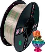 Пластик Kingroon PLA Silk 1.75мм B01889 (1кг, Rainbow Candy)