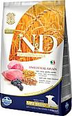 Сухой корм для собак Farmina N&D Low Grain Lamb&Blueberry Puppy Mini (7кг)