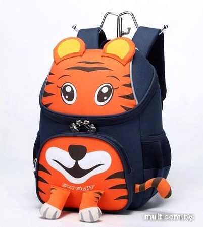 Детский рюкзак Sun Eight SE-90045 (темно-синий/оранжевый)