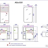 Aqwella Тумба с умывальником Alba ALB0106LDD+ALB0706WM