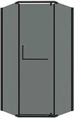 Душевой уголок Grossman Pragma 90x90x195 302.K33.03.9090.21.10 (черный матовый/тонированное стекло)