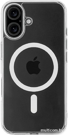 Чехол для телефона uBear Real Mag Case для Apple iPhone 16 (прозрачный)