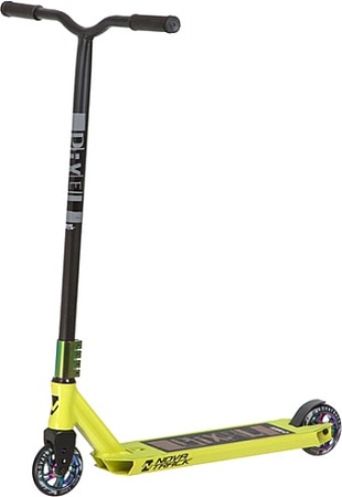 Самокат Novatrack Pixel Pro BL 110A.PIXEL.LM20 (черный/лайм)