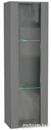 Шкаф-витрина НК-Мебель Point тип-21 71775200 (серый графит)