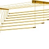 Сушилка для белья Comfort Alumin Потолочная Алюминиевая Gold Premium 7 прутьев 2.8 м (золото)