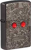 Зажигалка Zippo Armor Crystal Skull Design 49300