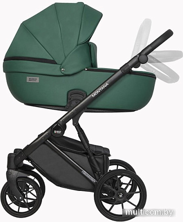 Универсальная коляска Riko Basic Montana Ecco (2 в 1, 13/зеленый)