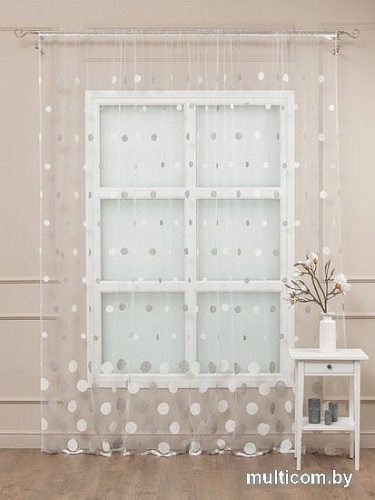 Тюль Amore Mio RR 240580-90 3x2.7 м 9979 (серебристый)