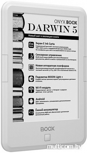 Электронная книга Onyx BOOX Darwin 5 (белый)