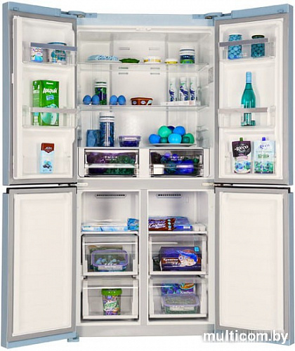 Четырёхдверный холодильник Hiberg RFQ-490DX NFY