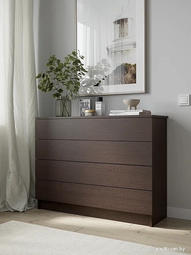 Комод Горизонт Нео 1050 4 ящика (венге)