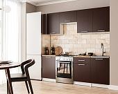 Готовая кухня Мебель-АРС Адель 2.1 м (венге цаво)