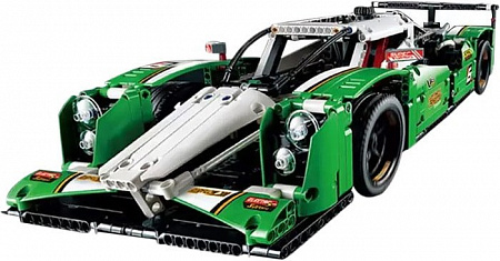 Конструктор Lepin 20003 Зеленый гоночный автомобиль
