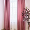 Комплект штор Decoretto Канвас пыльная роза КПР-K24 4x2.6 м (розовый, 2 шт)