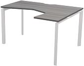 Стол Программа Техно Аргентум-МП НТМП.П-040 правый (лиственница/белый)