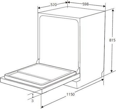 Посудомоечная машина KUPPERSBERG GSM 6072