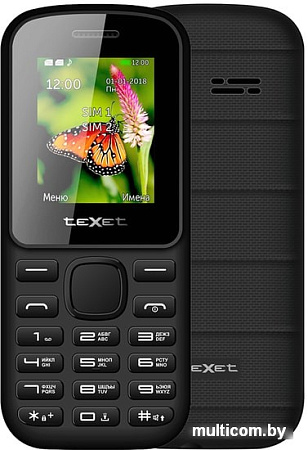Мобильный телефон TeXet TM-130 (черный)