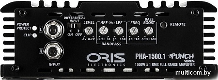 Автомобильный усилитель Oris PHA-1500.1