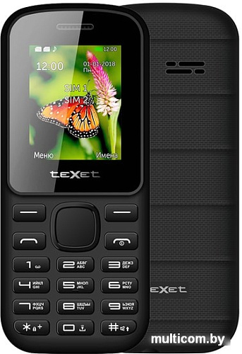 Мобильный телефон TeXet TM-130 (черный)