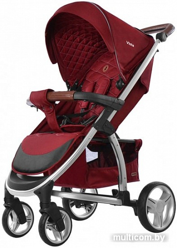 Универсальная коляска Carrello Vista CRL-6501 (2 в 1, ruby red)