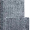 Набор ковриков Gokyildiz Soft Micro DUZ-7039-DARK-GRAY