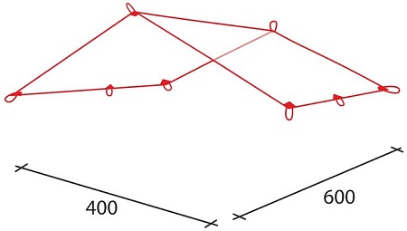 Тент GOLDEN SHARK Protection 4x6 (зеленый)