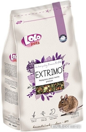 Корм для грызунов Lolo Pets Extrimo для шиншилл LO-70167 750 г