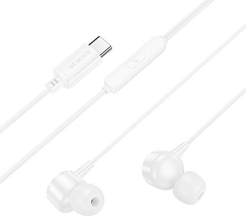 Наушники Borofone BM94 USB Type-C (белый)