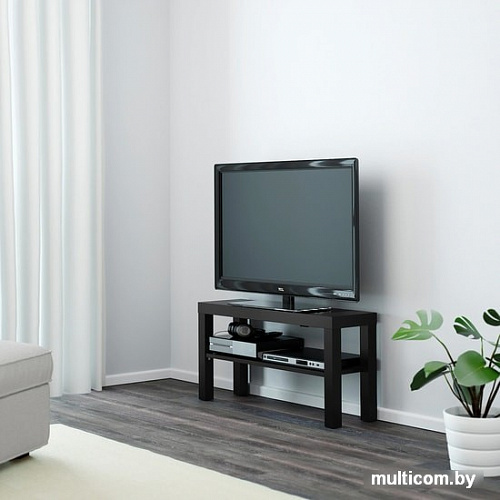 Тумба под телеаппаратуру Ikea Лакк 604.199.38 (черный)