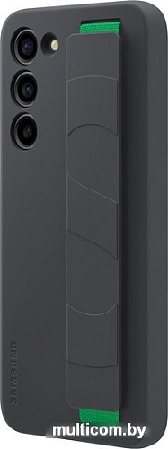 Чехол для телефона Samsung Silicone Grip Case S23+ (черный)