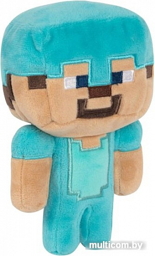 Классическая игрушка Minecraft Happy Explorer Diamond Steve Plush