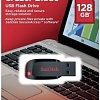 USB Flash SanDisk Cruzer Blade Black 128GB (SDCZ50-128G-B35)