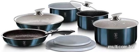 Набор кастрюль Berlinger Haus Aquamarine Metallic Line BH-6101