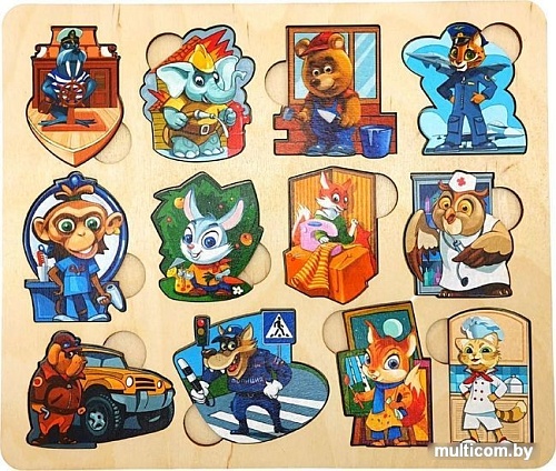 Мозаика/пазл Нескучные игры Кто есть кто? Профессии 8285/52