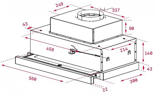 Кухонная вытяжка TEKA CNL 6815 Plus [40436840]