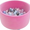 Сухой бассейн Romana Easy ДМФ-МК-02.53.03 (розовый, 150 шариков ассорти с розовым)