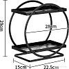 Домашний органайзер для косметики Happy Home HH-032 (черный)