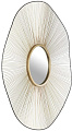 Зеркало Eglo Esashi 425033 (сталь/зеркало, золотой, черный)