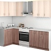 Готовая кухня S-Company Клео лайт 1.2x2.0 левая (ясень шимо темный/ясень шимо светлый)