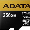 Карта памяти A-Data microSDXC UHS-II 256GB + адаптер [AUSDX256GUII3CL10-CA1]