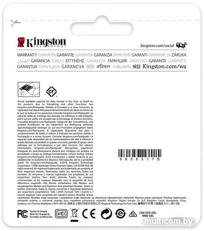 Карта памяти Kingston Canvas Focus CFF/256GB CompactFlash 256GB