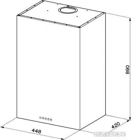 Кухонная вытяжка Faber Cubia Plus EV8 X A45 335.0502.080