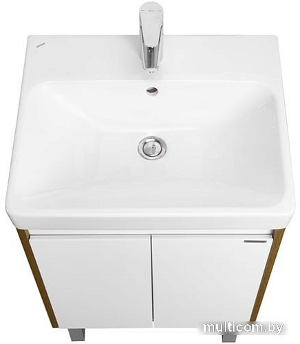 Акватон Тумба с умывальником Сканди Doors 55 1A2788K0SDZ90 (белый/дуб рустикальный)