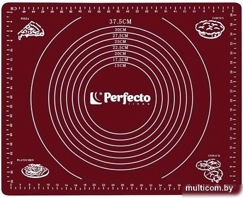 Силиконовый коврик Perfecto Linea Burgundy 23-504014