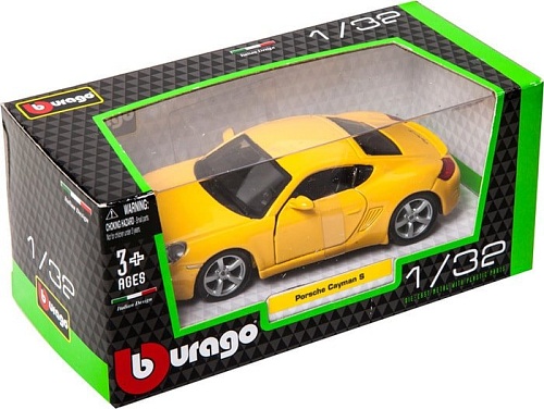 Bburago Porsche Cayman S 18-43003 (жёлтый)