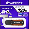 USB Flash Transcend JetFlash 810 128GB (черный/синий)