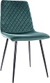 Стул Signal Irys Velvet (bluvel 78 зеленый/черный)