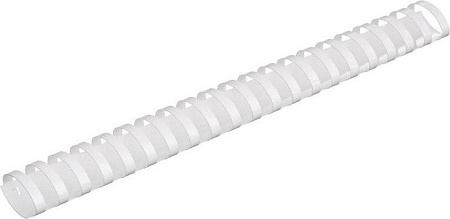 Пластиковая пружина для переплета ProMega Office A4 32 мм 50 шт 254652 (белый)