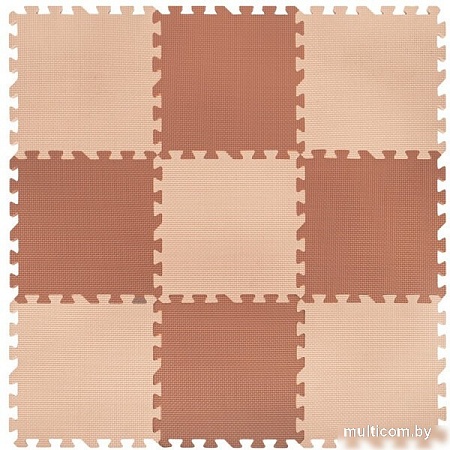 Коврик-пазл Юнландия 664661 (бежевый)